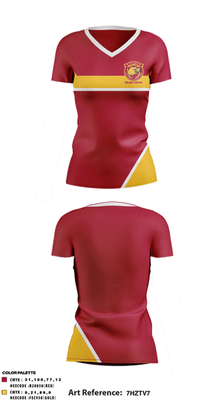 Women's Short Sleeve Vneck Shirt, Alliance Virgil Roberts Leadership Academy, Spirit Store, Teamtime, Team time, sublimation, custom sports apparel, team uniforms, spirit wear, spiritwear, sports uniforms, custom shirts, team store, custom team store, fundraiser sports, apparel fundraiser