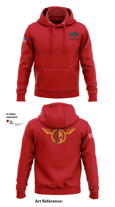 1-40 cav 35802734 Hoodie - 1