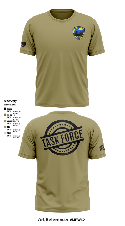 Crime Reduction Task Force 47911352 Short Sleeve Performance Shirt - 4