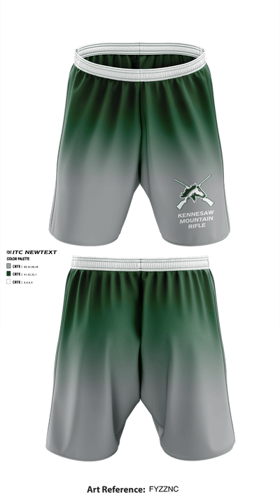 Kennesaw Mountain High School Rifle 35351199 Athletic Shorts With Pockets - 3