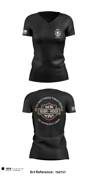 Women's Short Sleeve Vneck Shirt, MCPOD-XVIII Airborne Corps, Army, Teamtime, Team time, sublimation, custom sports apparel, team uniforms, spirit wear, spiritwear, sports uniforms, custom shirts, team store, custom team store, fundraiser sports, apparel fundraiser