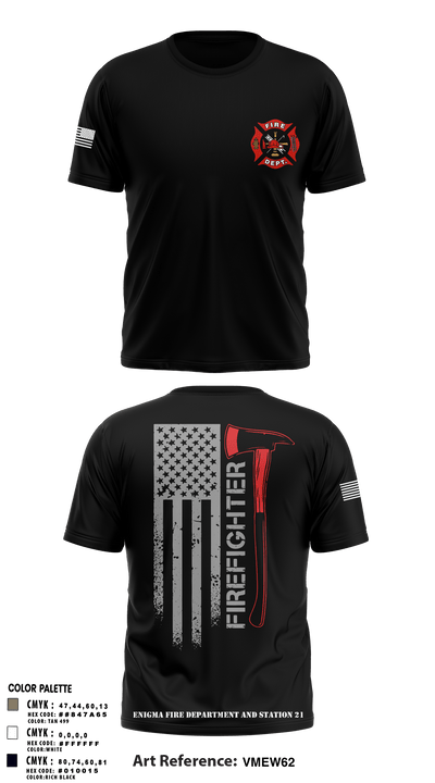 enigma, station 21 97533722 Short Sleeve Performance Shirt - 3