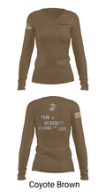Marines 27240042 Women's Long Sleeve V-neck Shirt - 44