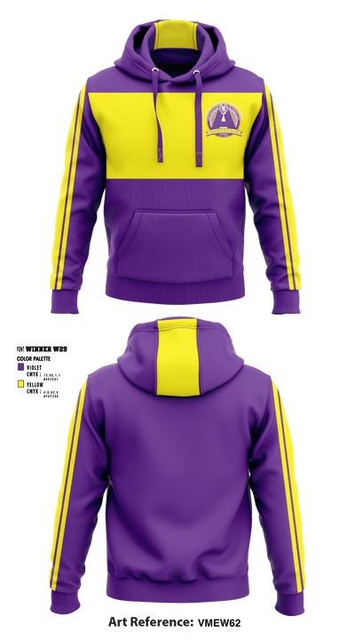 Amsterdam High School Volleyball 90839432 Hoodie - 1