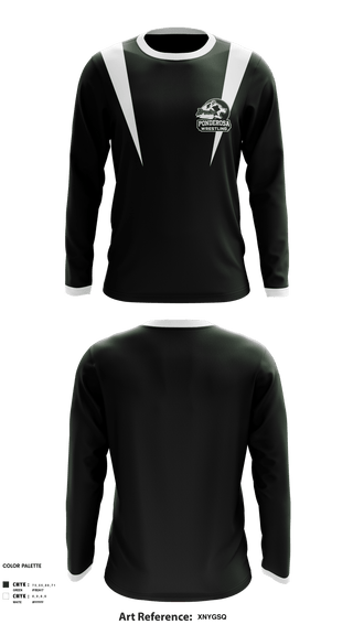 Long Sleeve Rash Guard Shirt, Ponderosa High School Wrestling, Wrestling, Teamtime, Team time, sublimation, custom sports apparel, team uniforms, spirit wear, spiritwear, sports uniforms, custom shirts, team store, custom team store, fundraiser sports, apparel fundraiser