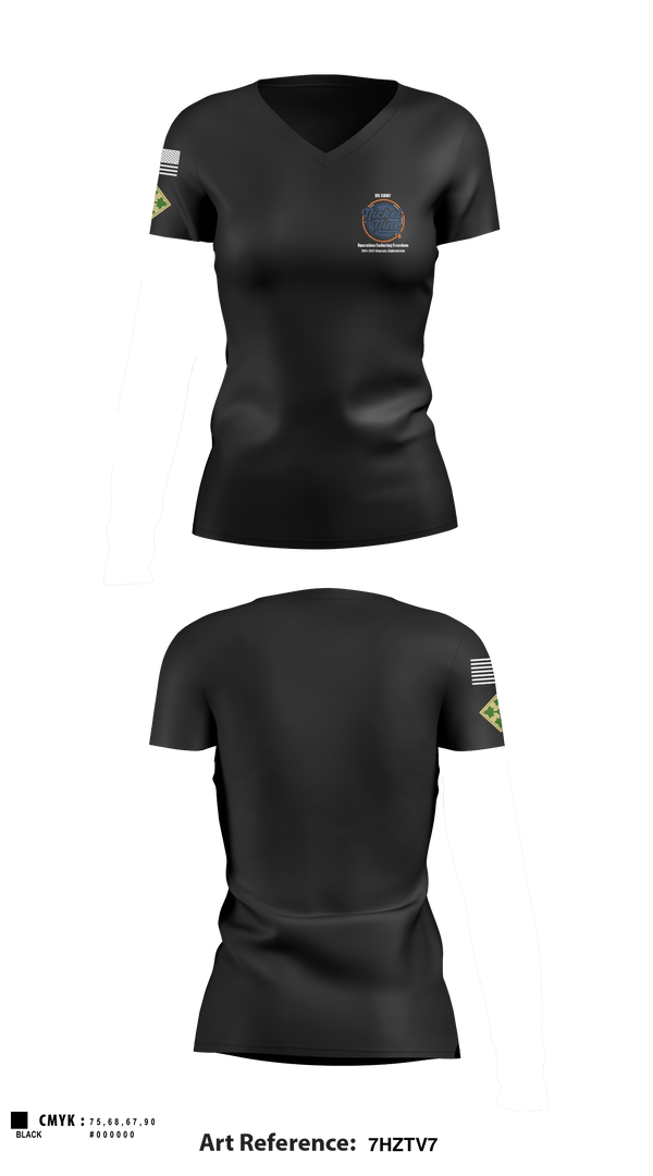 Women's Short Sleeve Vneck Shirt, , Army, Teamtime, Team time, sublimation, custom sports apparel, team uniforms, spirit wear, spiritwear, sports uniforms, custom shirts, team store, custom team store, fundraiser sports, apparel fundraiser