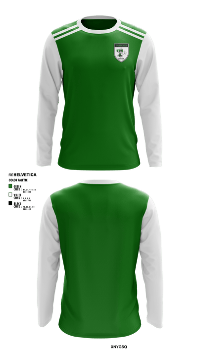 Thatcher High School Soccer 81809705 Long Sleeve Performance Shirt - 1