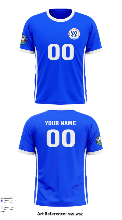 AYSO Region 183 - Peterson Park 5051862 Short Sleeve Performance Shirt - 2