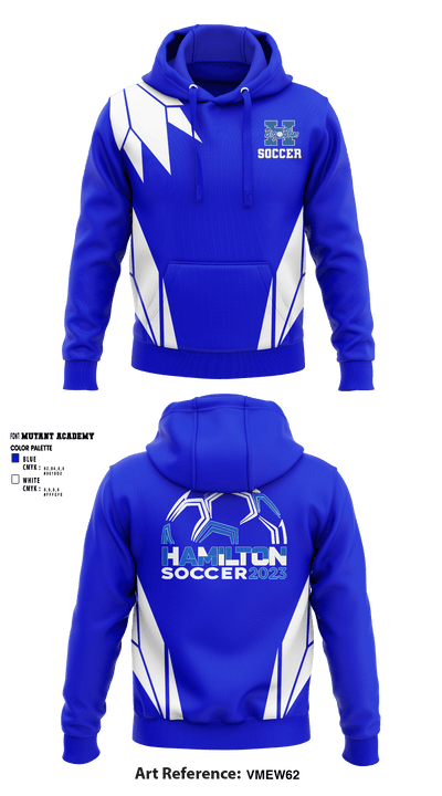 Hamilton High School Soccer 75906986 Hoodie - 2