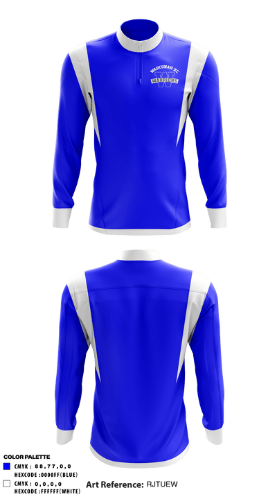 Wahconah Regional High School Cross Country 50606854 Quarter Zip Jacket - 40