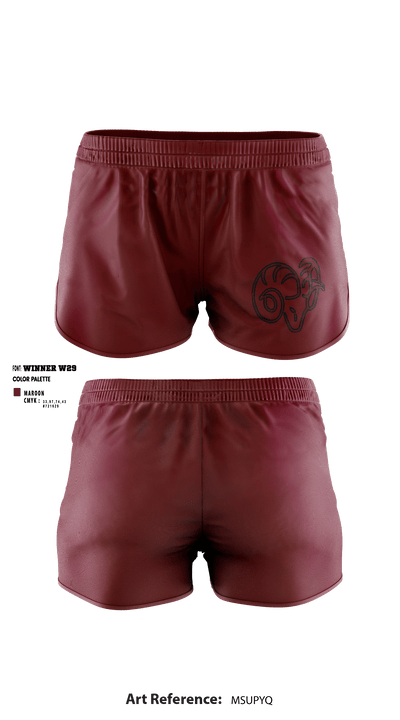 Soroco Middle School Volleyball 87011419 Women's Shorts - 1