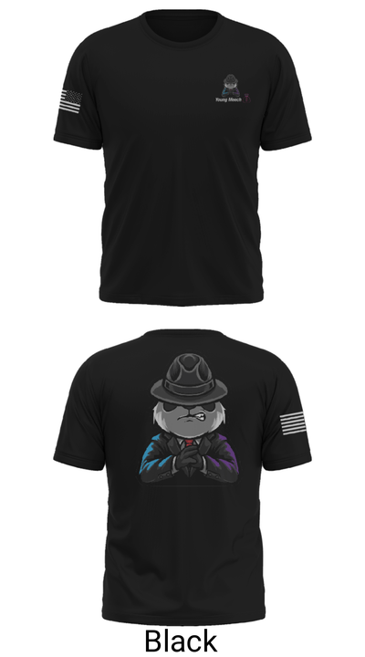 Young Meech 97111750 Short Sleeve Performance Shirt - 12
