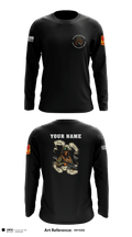Bravo Battery, 4th Battalion, 3rd Air Defense Artillery Regiment 1115971 Long Sleeve Performance Shirt - 2
