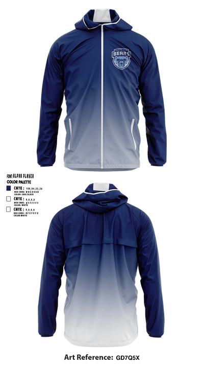Seward Park Campus Basketball 60005060 Windbreaker - 38