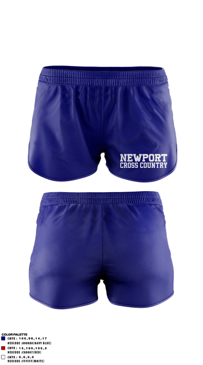 Newport High School Cross Country 52186865 Track Shorts - 5