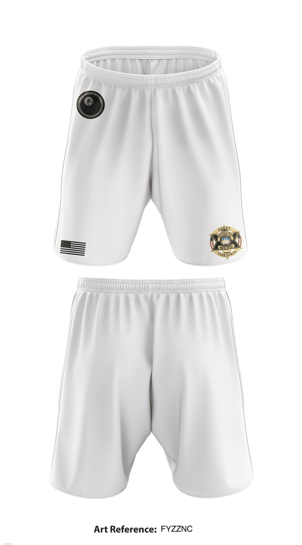 Athletic Shorts With Pockets, Southern Ohio Organized and Major Crimes Task Force, Police, Teamtime, Team time, sublimation, custom sports apparel, team uniforms, spirit wear, spiritwear, sports uniforms, custom shirts, team store, custom team store, fundraiser sports, apparel fundraiser