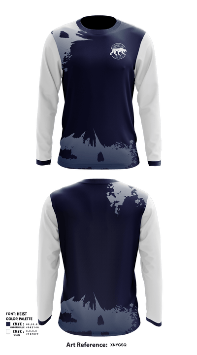 Surprise Lake Middle School Basketball 93735736 Long Sleeve Shooting Shirt - 1