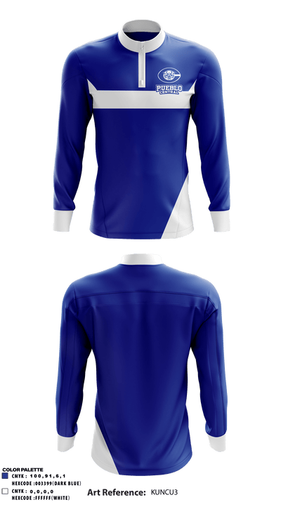 Pueblo Central High School 43431222 Quarter Zip Jacket - 1