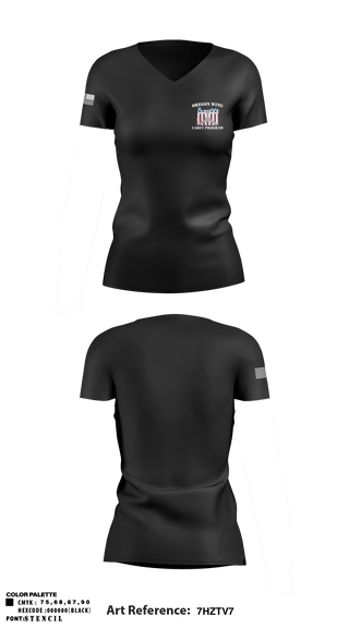 Women's Short Sleeve Vneck Shirt, , Air Force, Teamtime, Team time, sublimation, custom sports apparel, team uniforms, spirit wear, spiritwear, sports uniforms, custom shirts, team store, custom team store, fundraiser sports, apparel fundraiser