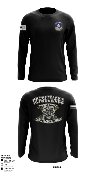 13th Air Support Operations Squadron 89640163 Long Sleeve Performance Shirt - 1
