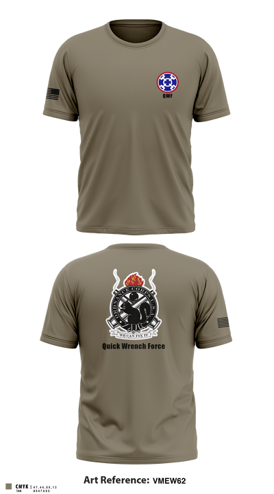 380th Quartermaster Company 2505510 Short Sleeve Performance Shirt - 3