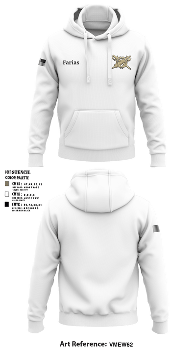 USAICoE & Ft. Huachuca 90719442 Hoodie - 2