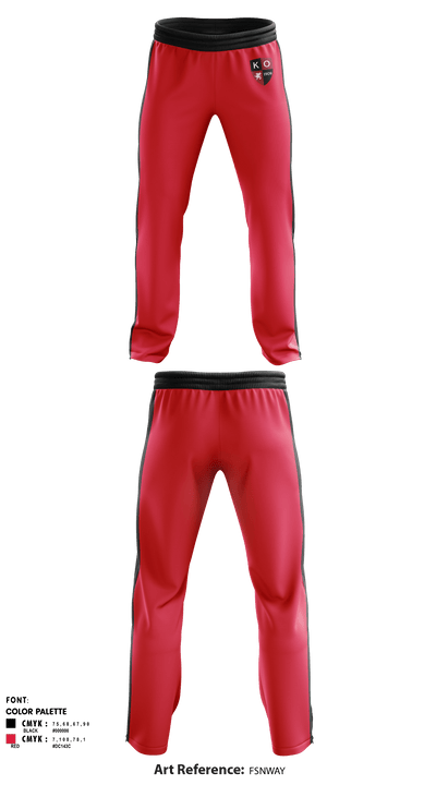 Kingswood Oxford Upper School 69450714 Sweatpants - 1