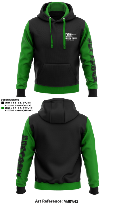 Howell Cheney Technical High School Softball 84997147 Hoodie - 4