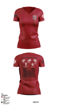 411th Engineer Battalion 54213256 Women's Short Sleeve V-neck Shirt - 14