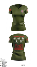 411th Engineer Battalion 54213256 Women's Short Sleeve V-neck Shirt - 16