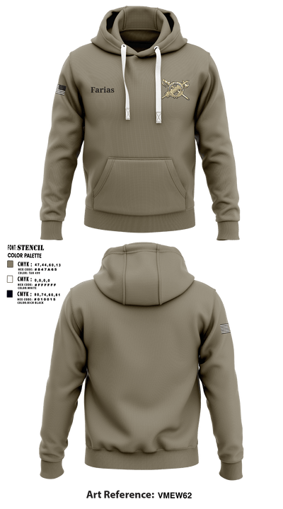 USAICoE & Ft. Huachuca 90719442 Hoodie - 1