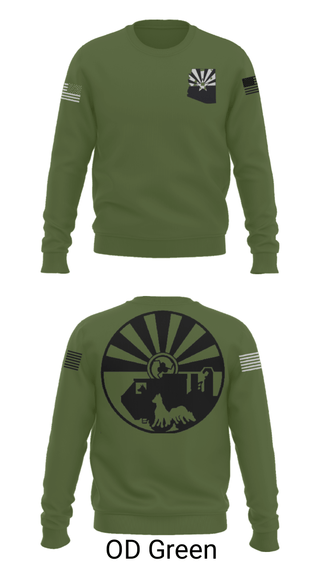 Crew Neck Sweatshirt, , Army, Teamtime, Team time, sublimation, custom sports apparel, team uniforms, spirit wear, spiritwear, sports uniforms, custom shirts, team store, custom team store, fundraiser sports, apparel fundraiser