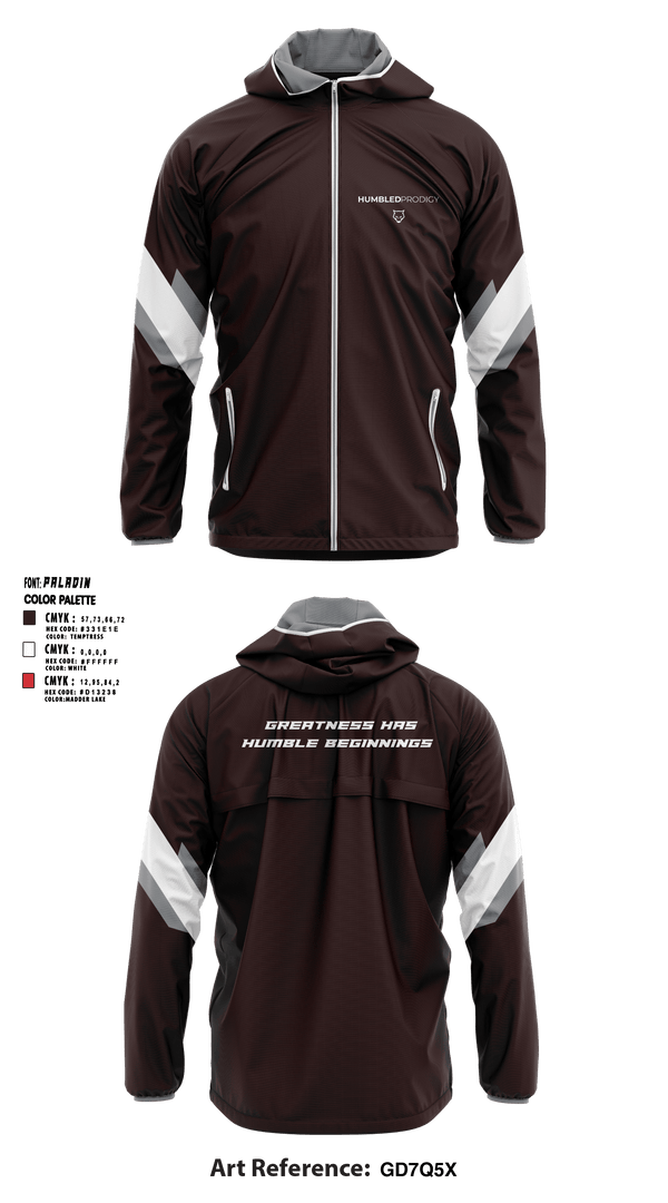 Windbreaker, Humbled prodigy, Baseball, Teamtime, Team time, sublimation, custom sports apparel, team uniforms, spirit wear, spiritwear, sports uniforms, custom shirts, team store, custom team store, fundraiser sports, apparel fundraiser