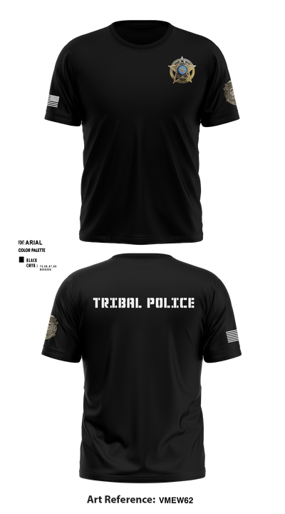 Eastern Shawnee Tribal Police 73684193 Short Sleeve Performance Shirt - 5 (1)