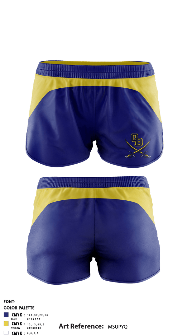 Women's Shorts, Conquistadors, Softball, Teamtime, Team time, sublimation, custom sports apparel, team uniforms, spirit wear, spiritwear, sports uniforms, custom shirts, team store, custom team store, fundraiser sports, apparel fundraiser