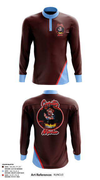 Quarter Zip Jacket, Carnitas Morelia, , Teamtime, Team time, sublimation, custom sports apparel, team uniforms, spirit wear, spiritwear, sports uniforms, custom shirts, team store, custom team store, fundraiser sports, apparel fundraiser