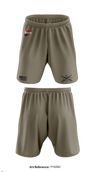 Athletic Shorts With Pockets, HHB 2-114 FA (FIST), Army, Teamtime, Team time, sublimation, custom sports apparel, team uniforms, spirit wear, spiritwear, sports uniforms, custom shirts, team store, custom team store, fundraiser sports, apparel fundraiser