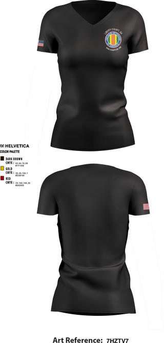 Women's Short Sleeve Vneck Shirt, , Army, Teamtime, Team time, sublimation, custom sports apparel, team uniforms, spirit wear, spiritwear, sports uniforms, custom shirts, team store, custom team store, fundraiser sports, apparel fundraiser