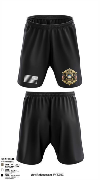 Southern ohio organized and major crimes task force 84256074 Athletic Shorts With Pockets - 6