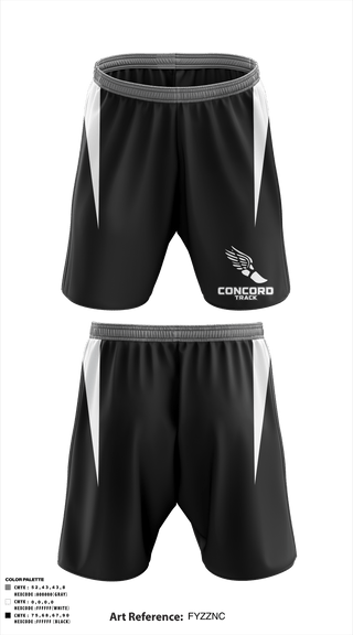 Athletic Shorts With Pockets, Concord High School Track, Cross Country, Teamtime, Team time, sublimation, custom sports apparel, team uniforms, spirit wear, spiritwear, sports uniforms, custom shirts, team store, custom team store, fundraiser sports, apparel fundraiser