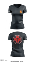Medics, 1-43 ADA 28999239 Women's Short Sleeve V-neck Shirt - 3
