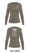 776 Brigade Engineer Batallion 36594934 Women's Long Sleeve V-neck Shirt - 39