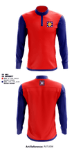 Dixie Youth Baseball 63036253 Quarter Zip Jacket - 1