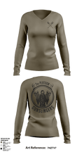 113th 2nd platoon 28176781 Women's Long Sleeve V-neck Shirt - 2