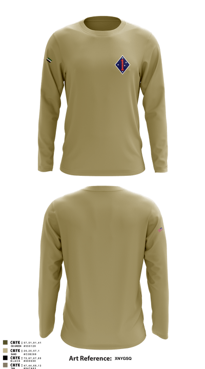 1 marine division fwd 62335436 Long Sleeve Performance Shirt - 4