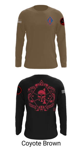 Long Sleeve Performance Shirt, , Marines, Teamtime, Team time, sublimation, custom sports apparel, team uniforms, spirit wear, spiritwear, sports uniforms, custom shirts, team store, custom team store, fundraiser sports, apparel fundraiser