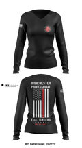 Winchester Fire Department 95741675 Women's Long Sleeve V-neck Shirt - 5