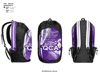 Gear Bag, QCA, Women's Volleyball, Teamtime, Team time, sublimation, custom sports apparel, team uniforms, spirit wear, spiritwear, sports uniforms, custom shirts, team store, custom team store, fundraiser sports, apparel fundraiser