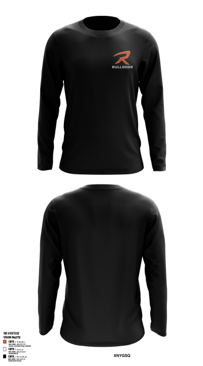 Rudyard Senior High School Basketball 11139770 Long Sleeve Performance Shirt - 40