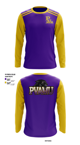 Long Sleeve Performance Shirt, Prairie View A&M University Soccer, Men's Soccer, Teamtime, Team time, sublimation, custom sports apparel, team uniforms, spirit wear, spiritwear, sports uniforms, custom shirts, team store, custom team store, fundraiser sports, apparel fundraiser